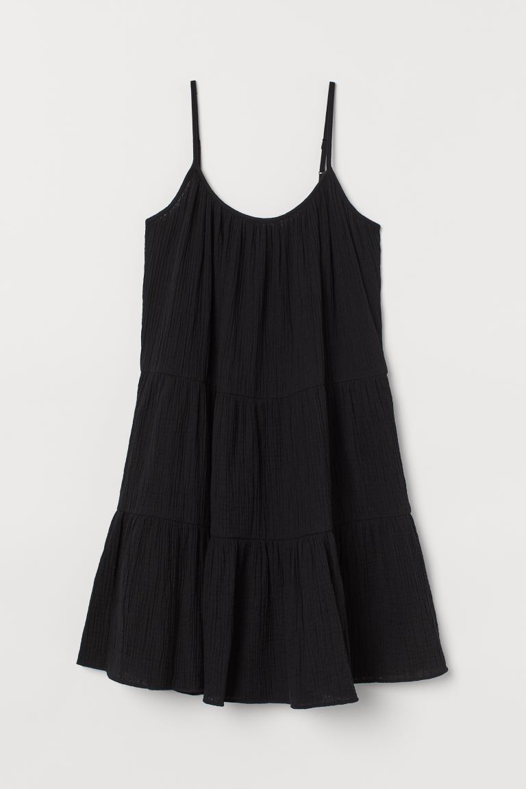

Легкий сарафан H&M  Черный, Легкий сарафан H&M S Черный