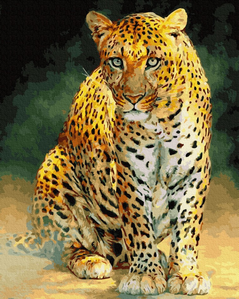 

Картина по номерам Леопард, 40x50 Rainbow Art (GX28961) (0096-1960)