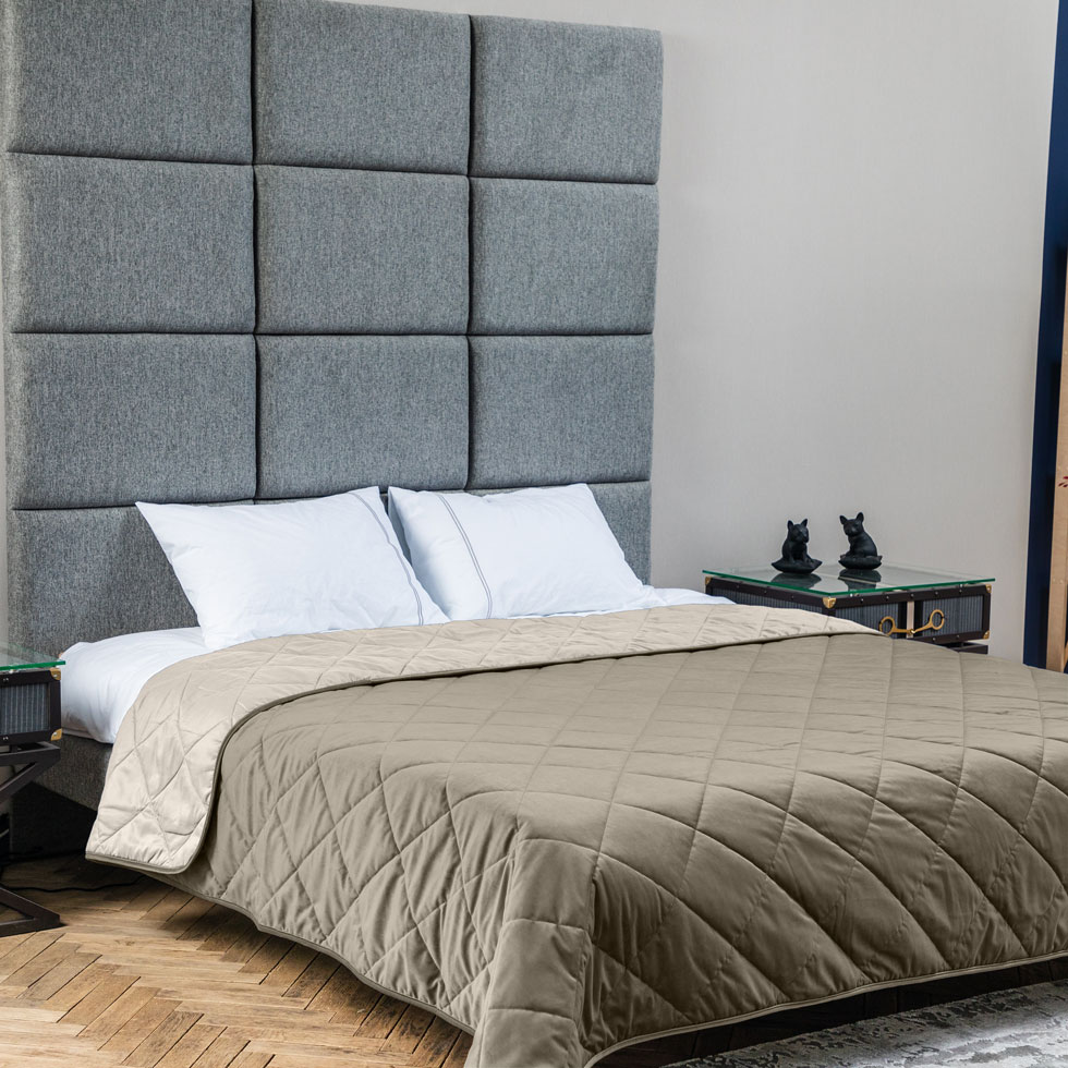 

Покрывало Decorator 240х260 бронзовое B211 ромб