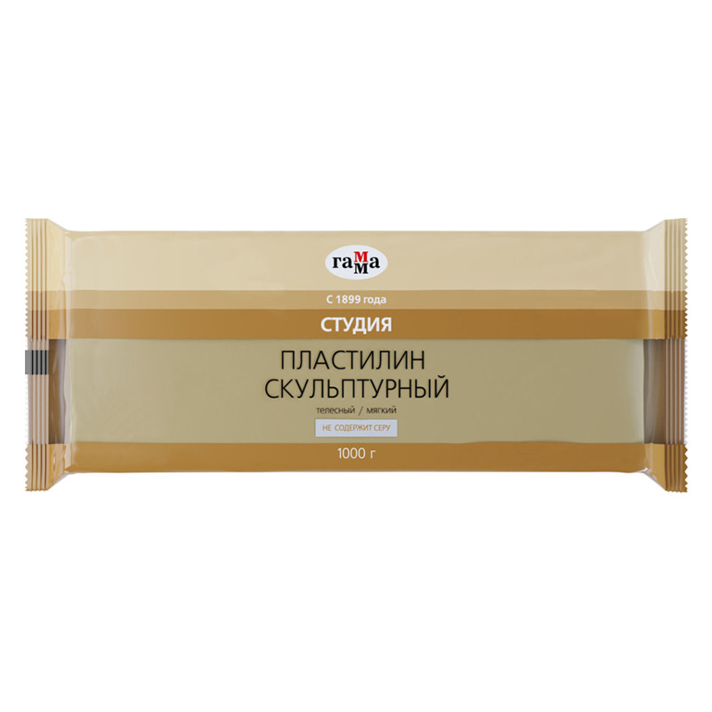 

Пластилин скульптурный Гамма Студия 1000 г Мягкий Оливковый