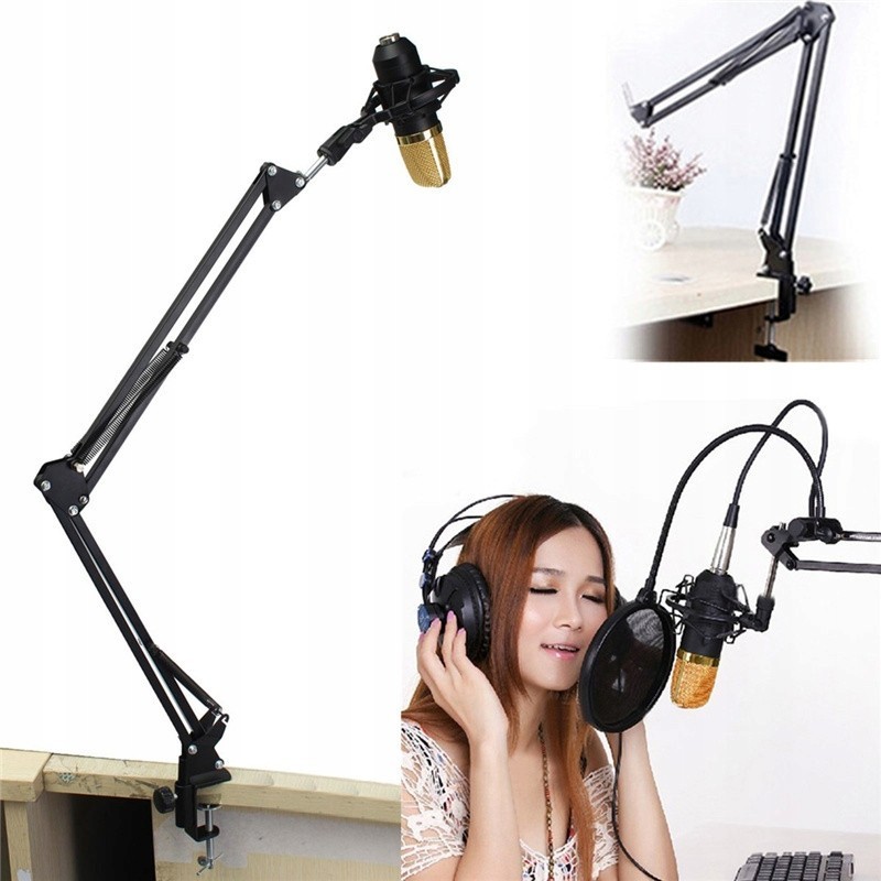 

ШТАТИВ ДЛЯ МИКРОФОНА + ДЕРЖАТЕЛЬ Mozos SB35