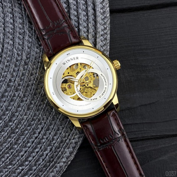 

Часы Winner Gold-White-Beige
