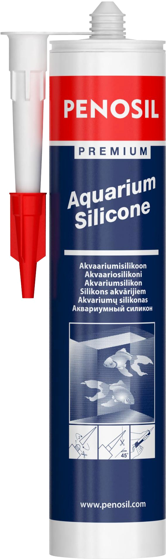 Герметик аквариумный силиконовый Penosil Premium Aquarium Silicone .