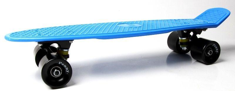 

Скейтборд "Penny Board", Синий цвет, усиленный пластик, матовые колеса