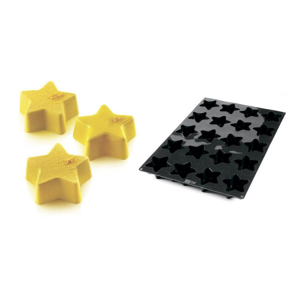 

Форма силиконовая "Звезда" Silikomart 6х4х3.5 см (SQ073/YL)
