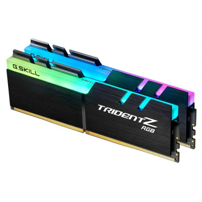 

Модуль памяти для компьютера DDR4 16GB (2x8GB) 3600 MHz Trident Z RGB G.Skill (F4-3600C18D-16GTZRX)