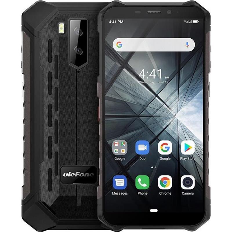 

Смартфон Ulefone Armor X3 Dual Sim Black ; 5.5 IPS / MediaTek MT6580 / ОЗУ 2 ГБ / 32 ГБ встроенной + microSD до 128 ГБ / камера 8+2 Мп + 5 Мп / 3G / Bluetooth, Wi-Fi / GPS / ОС Android 9.0 (Pie) / 158х77.5х13.85 мм, 235