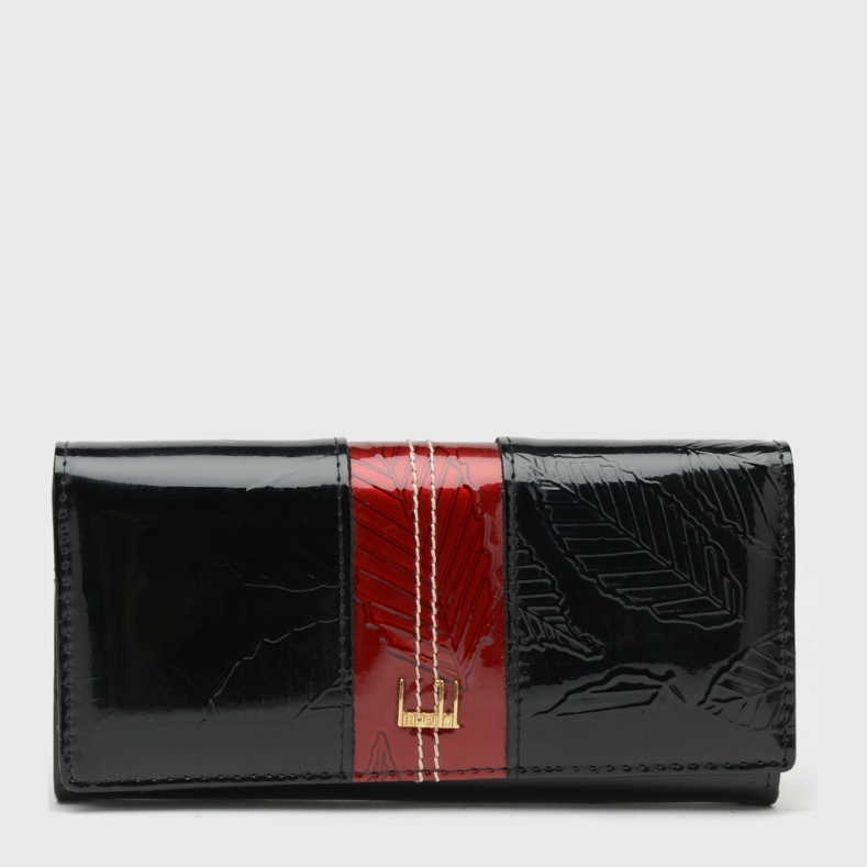 

Женский кошелек кожаный Laras K10a0001bf Черный