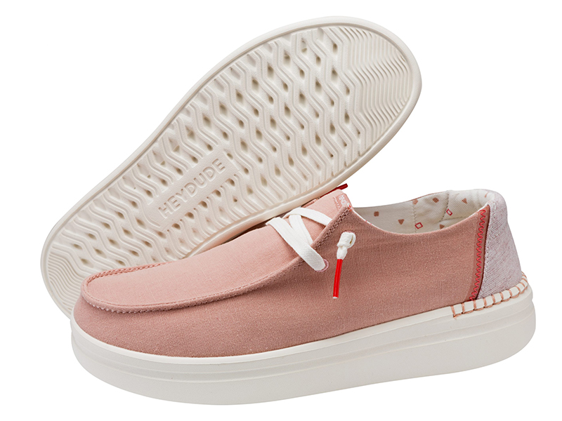 

Женские мокасины деми Hey Dude WENDY RISE CHAMBRAY ROSE Розовый р.40 (26,5 см.)
