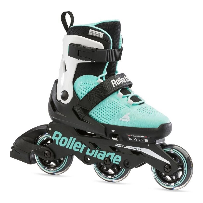 

Ролики детские Rollerblade Microblade Free 3WD G Agua White 2021 (Бело-бирюзовый, 33-36,5)