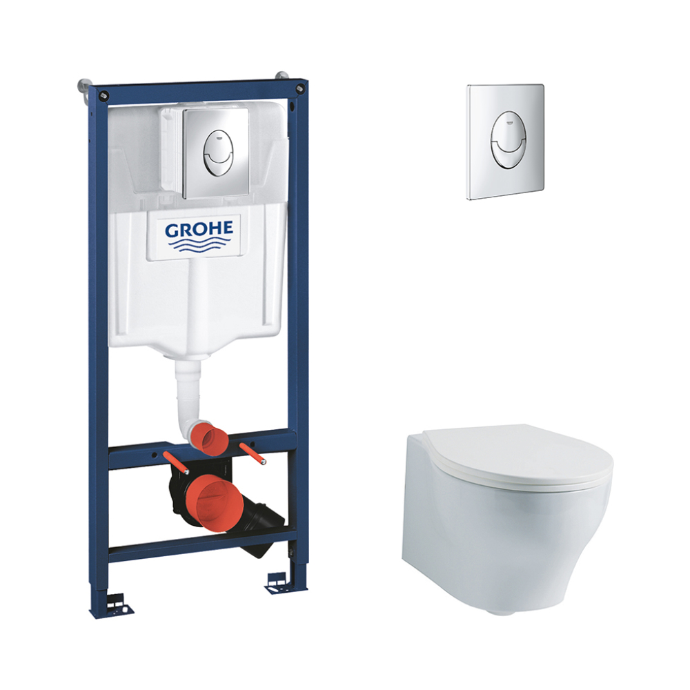 

Набор унитаз Azzurra Vera VER100B1SOSK с сиденьем Azzurra Vera VER1848TIF + инсталляция Grohe Rapid SL 38721001
