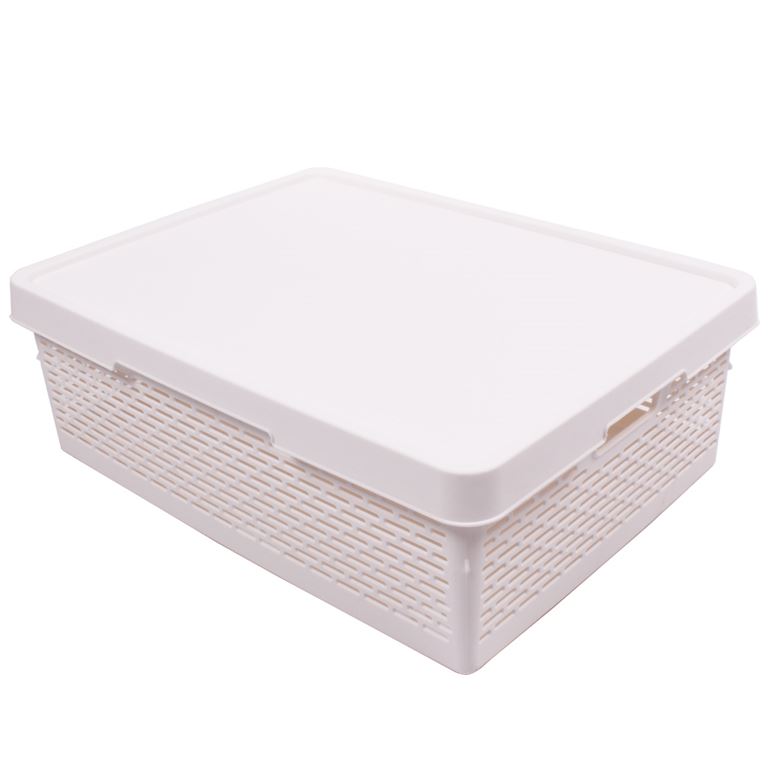 

Кошик з кришкою Qutu Q-Basket White, 36 л