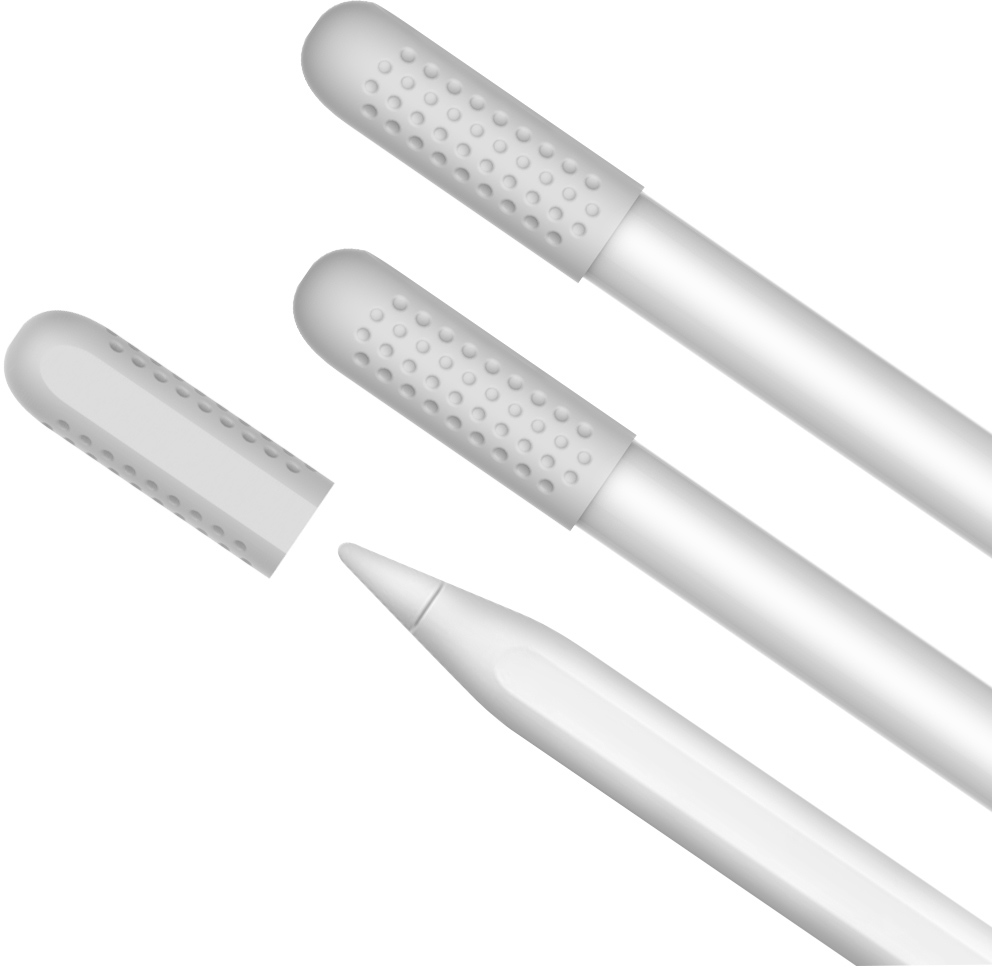 

Силиконовые насадки AhaStyle для Apple Pencil 2 Белый (AHA-01920-WHT)