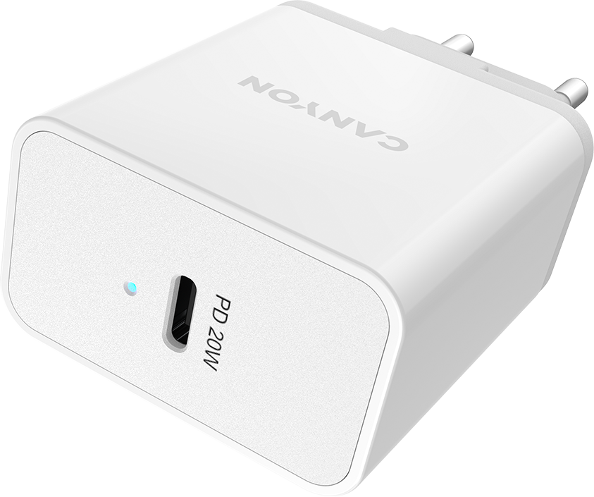 

Зарядное устройство Canyon USB Type-C White (CNE-CHA20W)