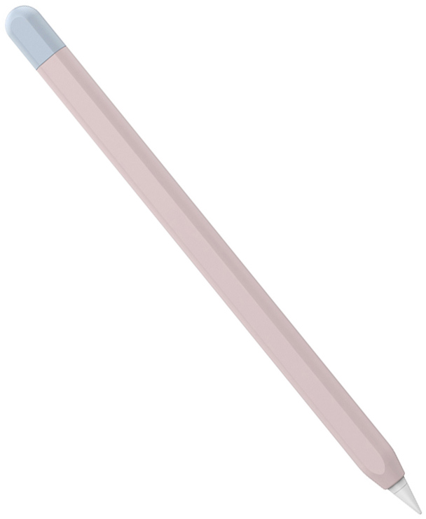 

Двухцветный силиконовый чехол AhaStyle для Apple Pencil 2 Розовый, светло-синий (AHA-01652-PNL)