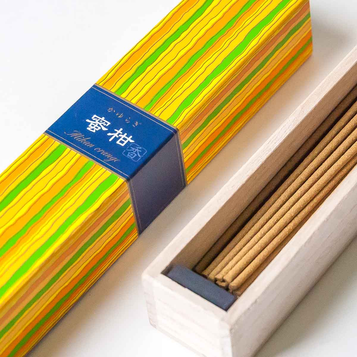 

Японские благовония Nippon Kodo Mikan orange - Мандарин уншиу 40 шт.