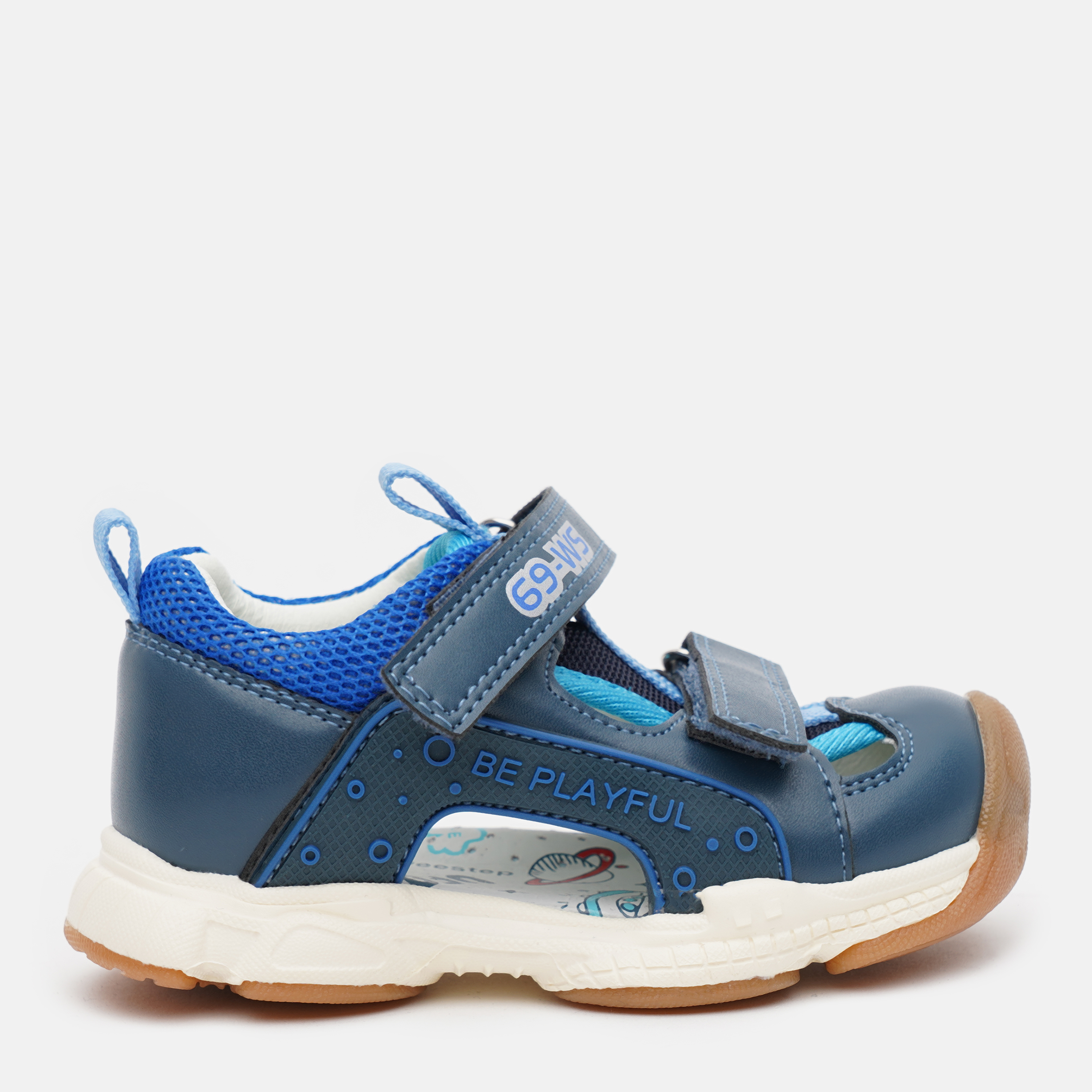 

Сандалии кожаные Weestep R922750322 BL 21 Синие