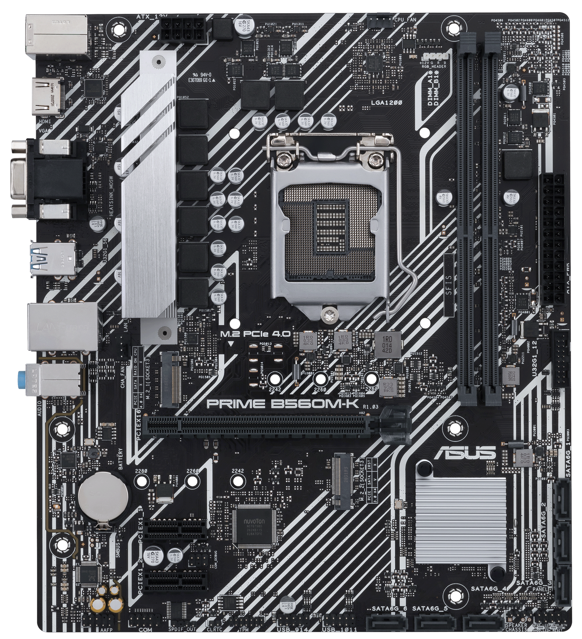 

Материнська плата Asus Prime B560M-K (s1200, Intel B560) mATX (6677621)
