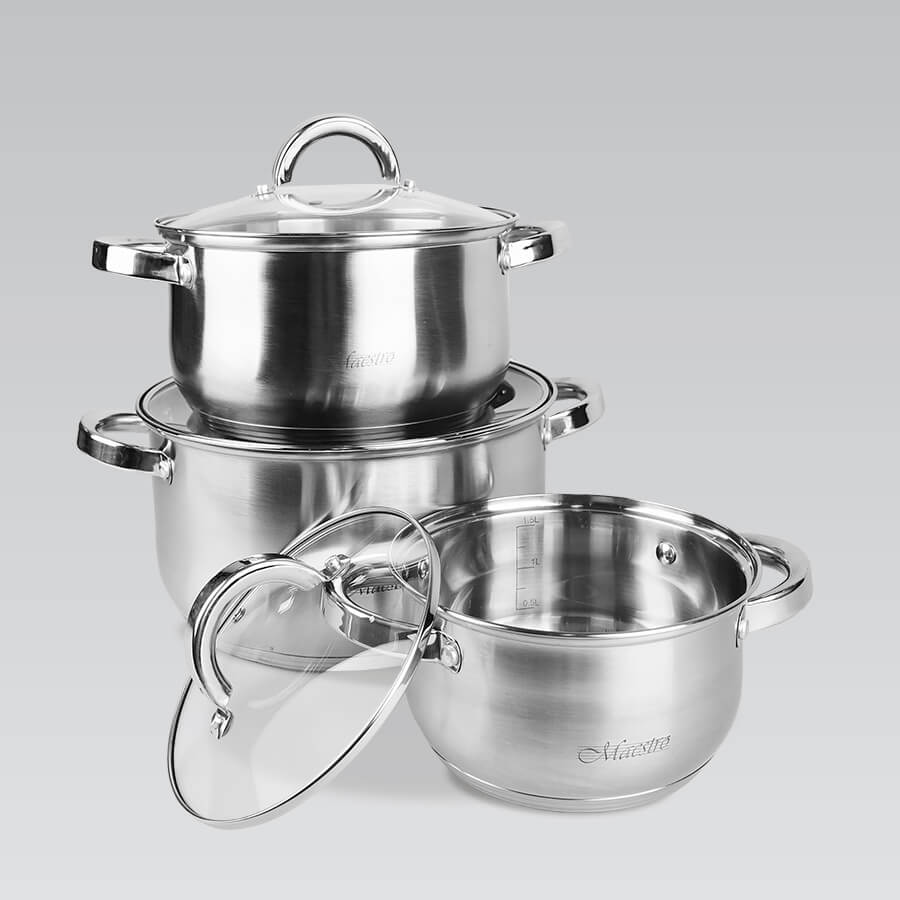 

Набор посуды Maestro MR-2120-6L из 6 предметов