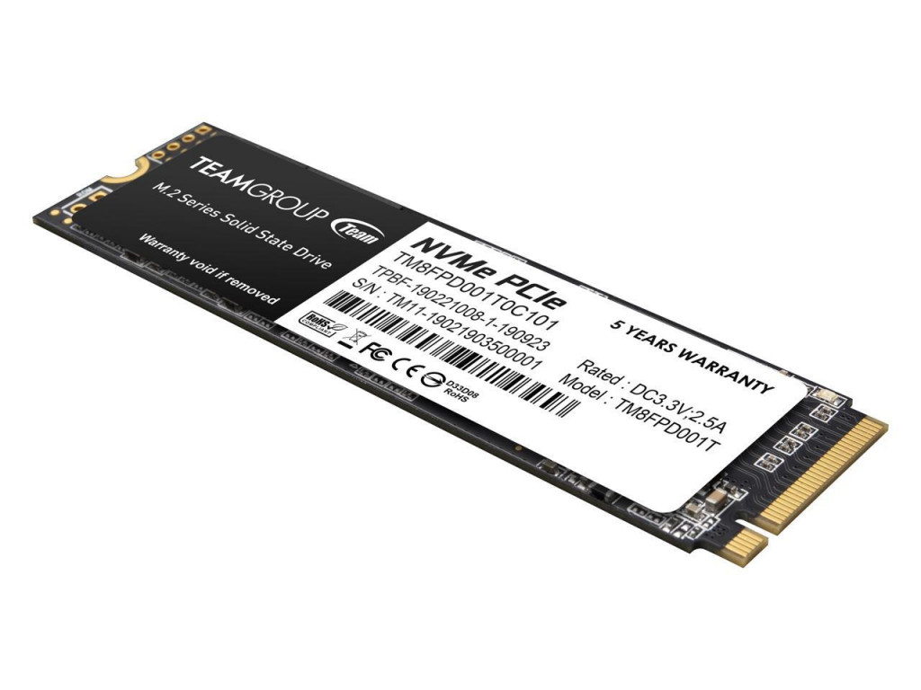 

SSD 1TB Team MP33 Pro M.2 2280 PCIe 3.0 x4 3D TLC (TM8FPD001T0C101)