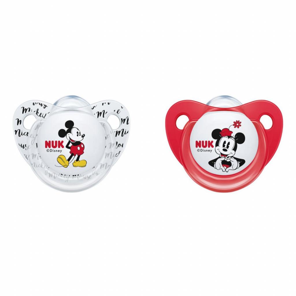 

Пустышка Nuk Trend Disney Mickey от 0 до 6 мес. 2 шт Красная с белым (3953118)