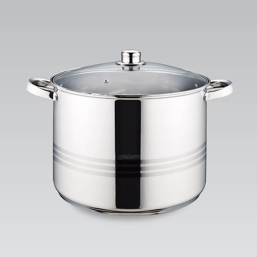 

Кастрюля Maestro MR-3517-18 (18л) с крышкой