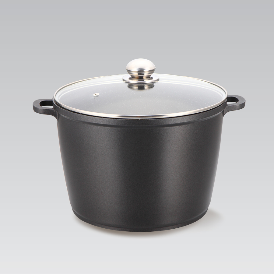 

Кастрюля Maestro MR-4628H (10.5л) с крышкой Чёрный