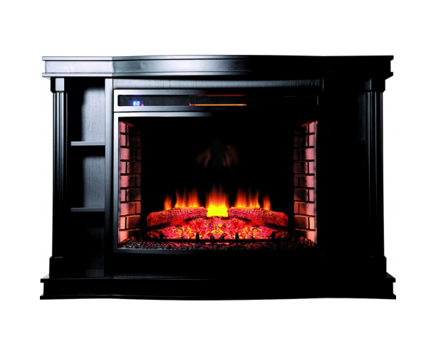 

ТВ тумба с камином Fireplace Колорадо Венге с эффектом живого огня со звуком и обогревом