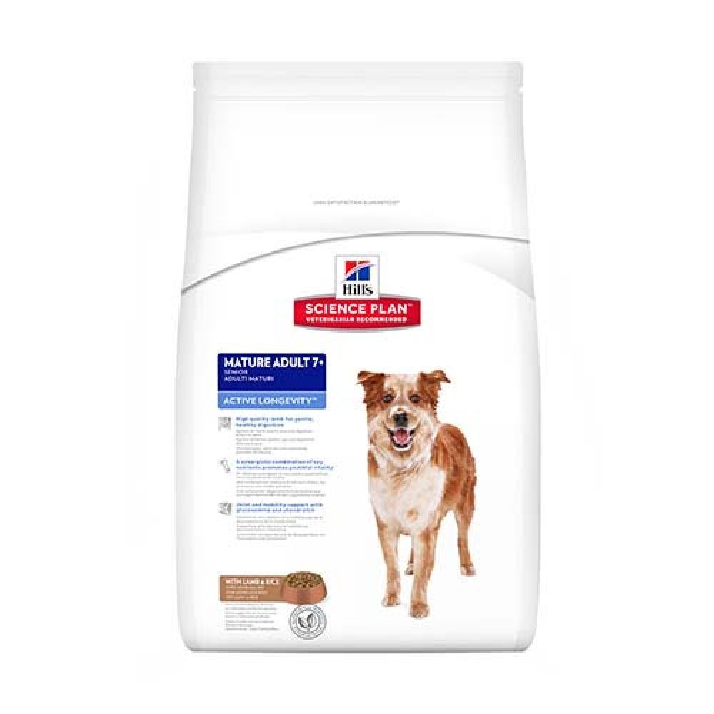 

Сухой корм Hill's Хилс Science Plan Canine Mature Adult 7+ для пожилых собак ягнёнок и рис 12 кг