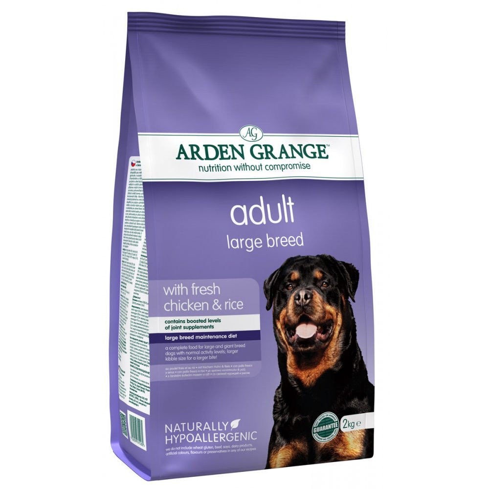 

Сухой корм Arden Grange Adult Large Breed (Арден Грендж Эдалт Ладж Брид) для взрослых собак крупных пород (курица и рис) 2 кг
