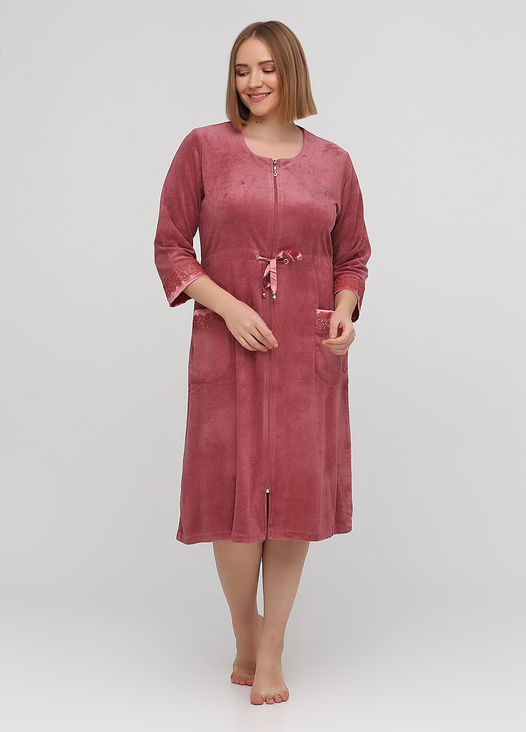 

Халат Romeo Life  кирпичный 3329, Халат Romeo Life 2XL кирпичный 3329