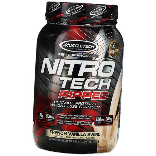 

Протеин для похудения, Nitro Tech Ripped, Muscle Tech 907г Французская ваниль (29098021)
