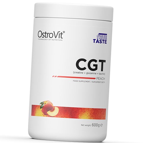 

Креатин + Глютамин + Таурин, CGT, Ostrovit 600г Персик (31250012)