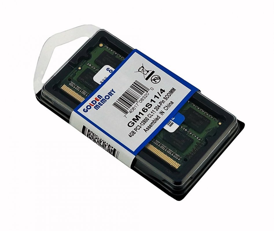 

Оперативная память для ноутбука Golden Memory DDR3-1600 4096MB PC3-12800 GM16S11/4 (770001167)