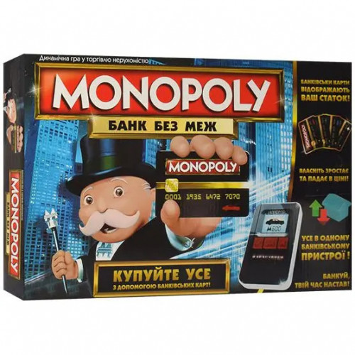 

Настільна гра Happy Gaming Монополія з терміналом (TG 002)