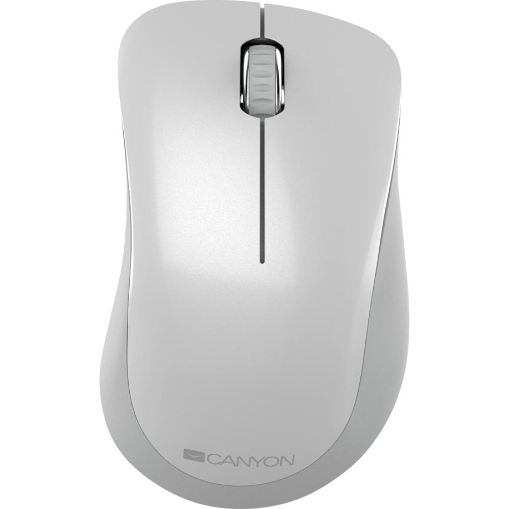 

Мышка Canyon MW-11 Wireless Pixart White Grey (CNE-CMSW11PW)