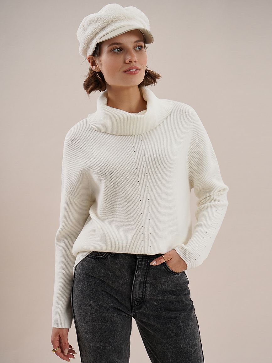 

Свитер O'STIN Casual LK1Z71-02 XL Молочный