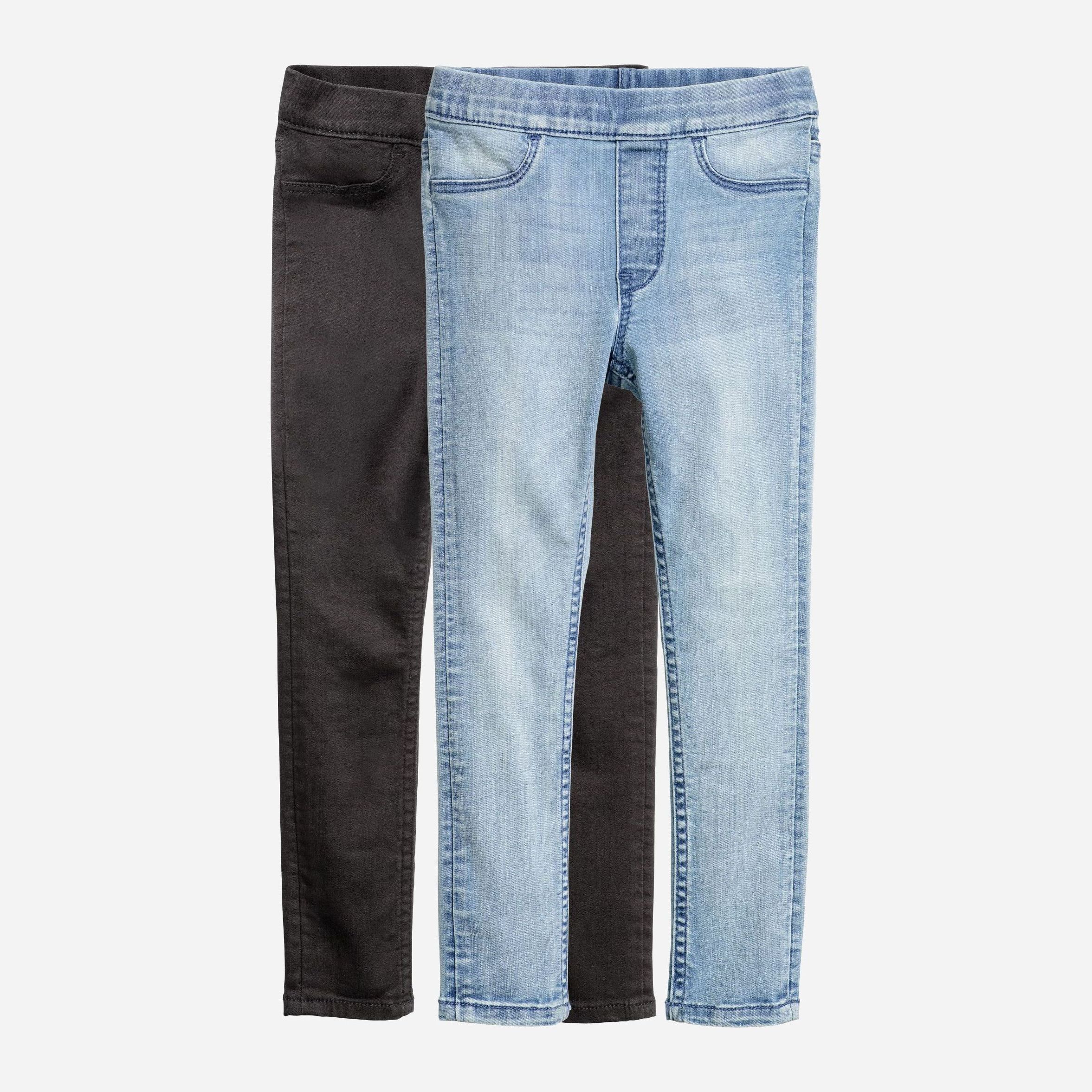 

Джеггинсы H&M 3642733 116 см 2 шт Черные