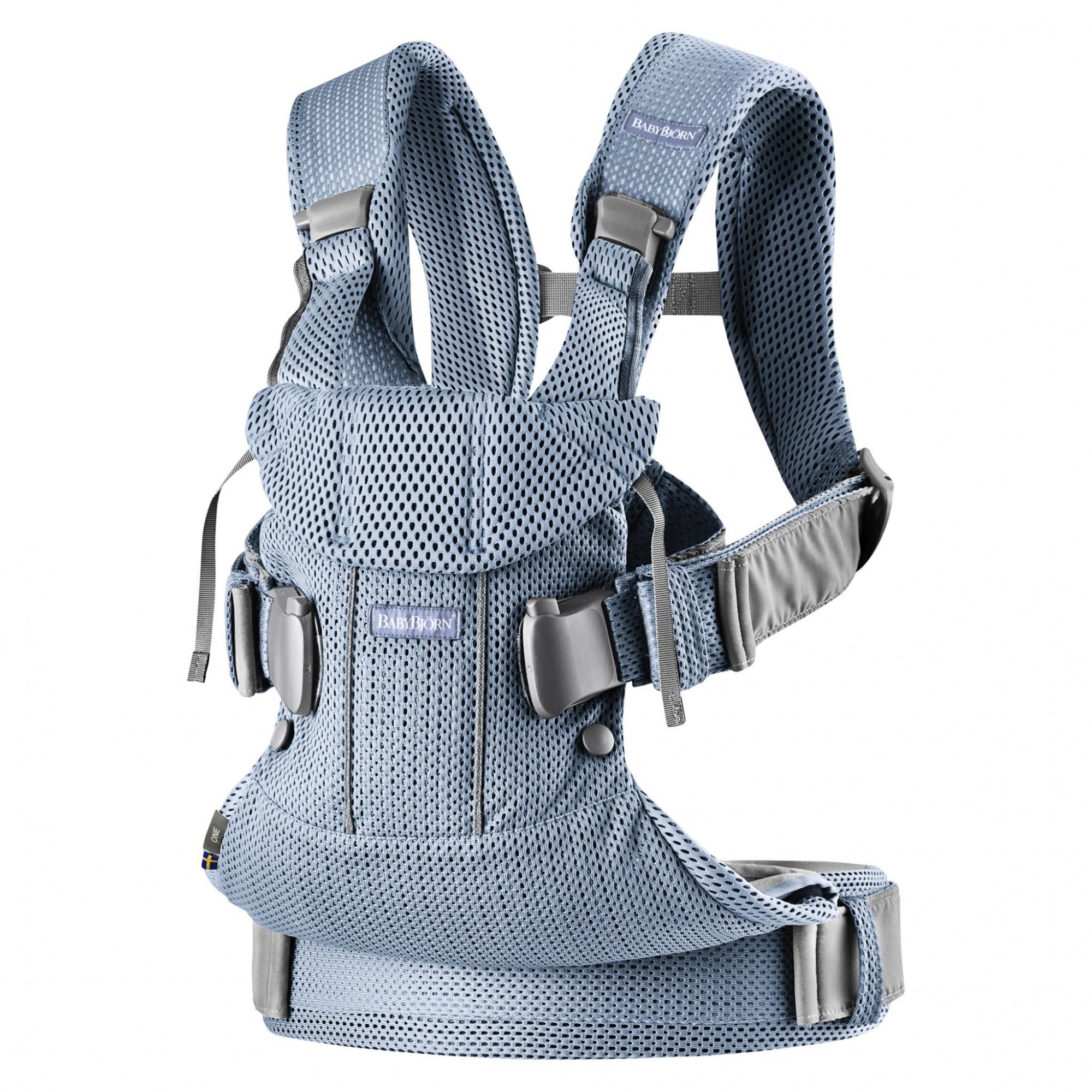 

Кенгуру-переноска BabyBjorn One Air 3D Mesh Slate Blue, 7317680980205