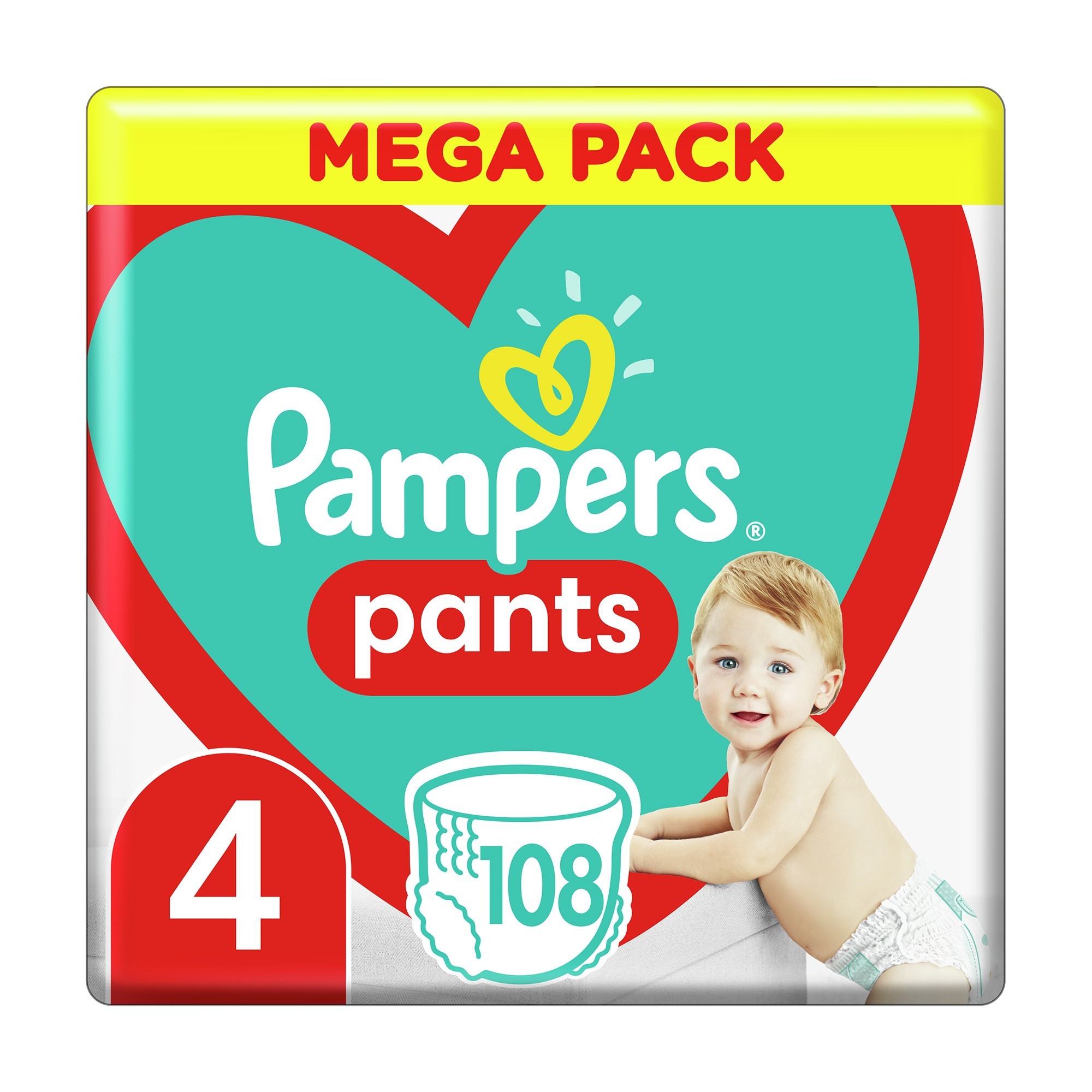 

Підгузники-трусики Pampers Pants 4 (9-15 кг) 108 шт