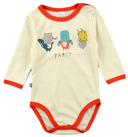 

Боди-реглан детский SMIL 102435/1 86 см кремовый