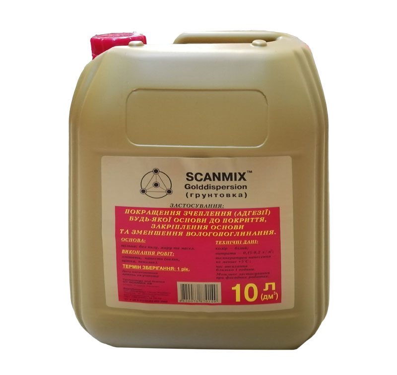 

Грунтовка акриловая Scanmix Gold 10 л