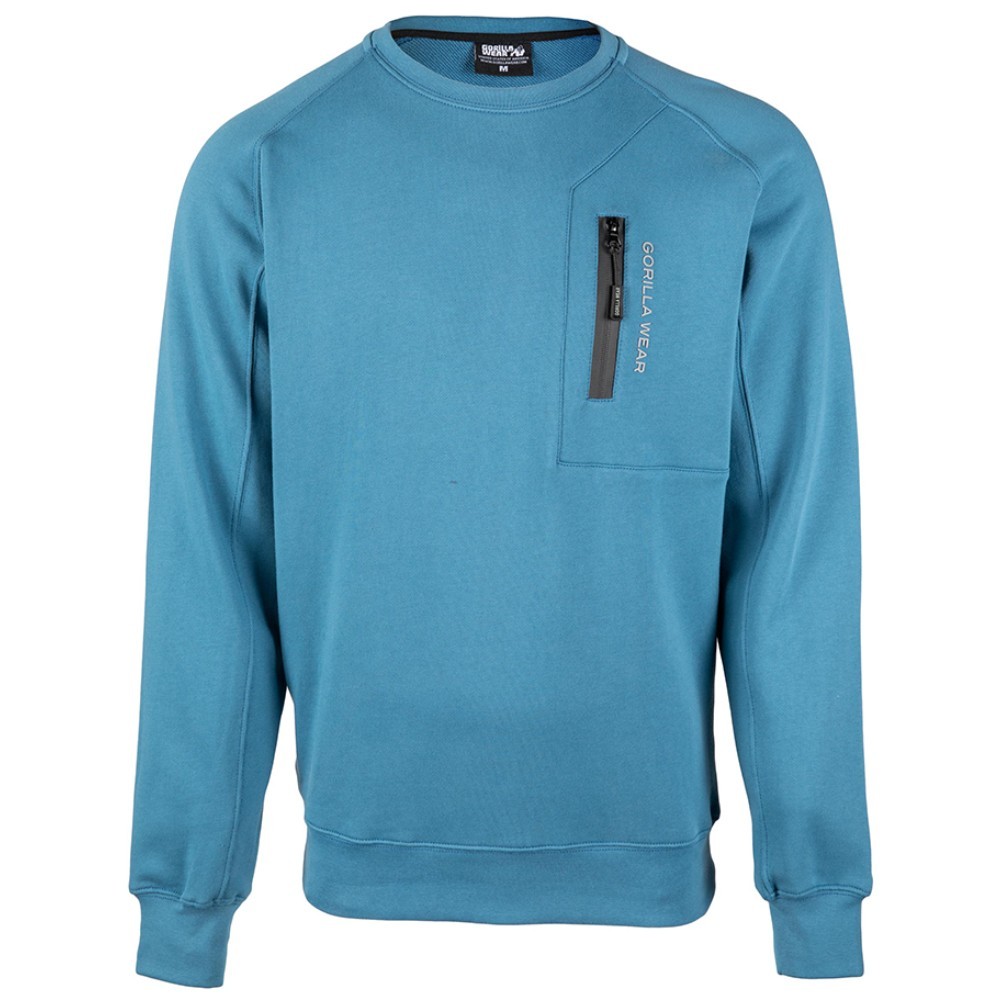 

Свитшот Gorilla Wear Newark Sweater  Голубой, Свитшот Gorilla Wear Newark Sweater 2XL Голубой