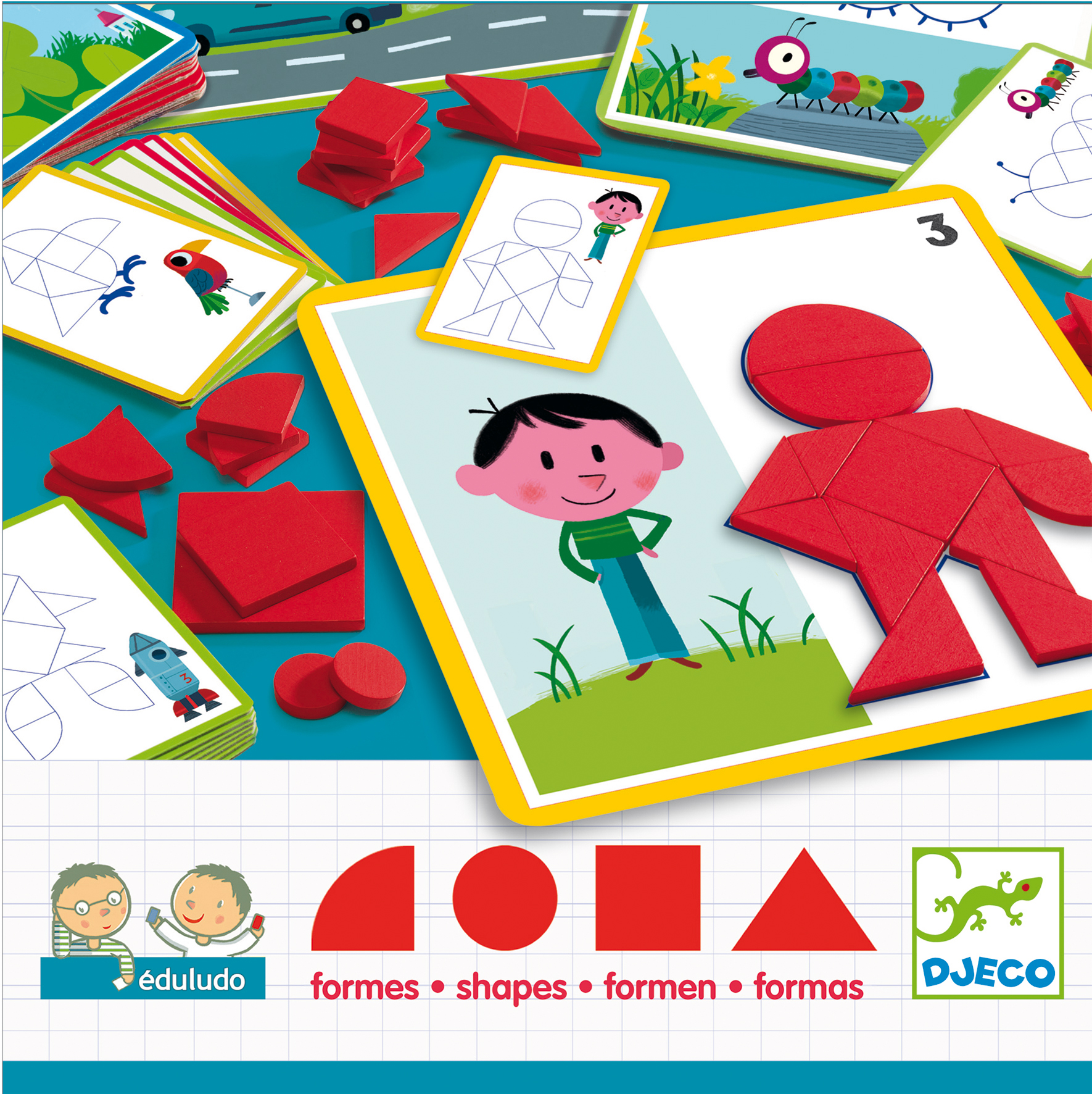 

Танграмм Djeco Shapes Eduludo (DJ08300) (3070900083004)
