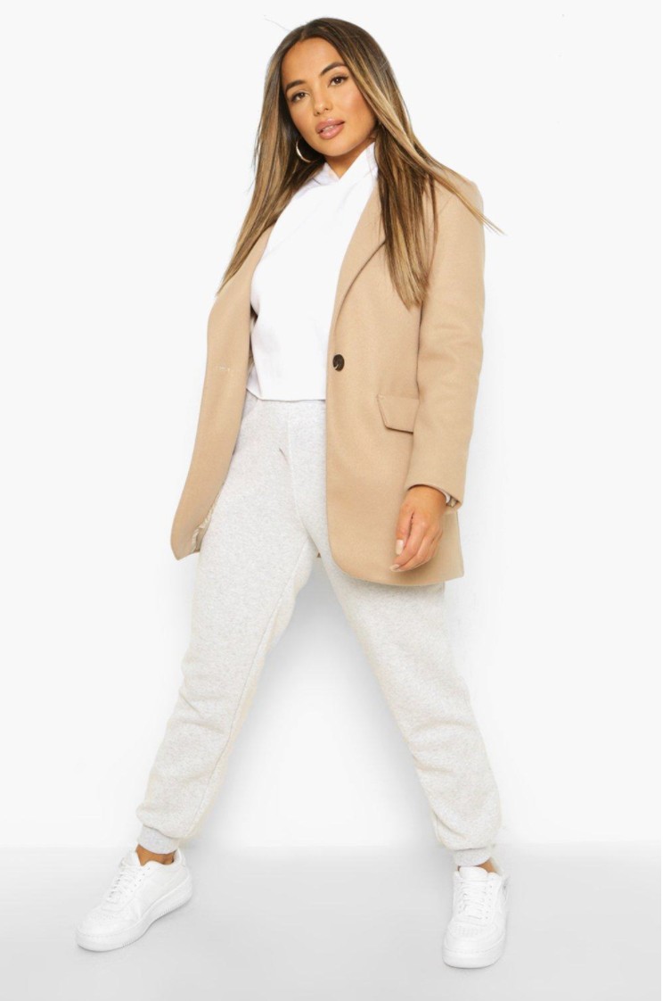 

Женский бежевый пиджак Boohoo 9086 L (46)