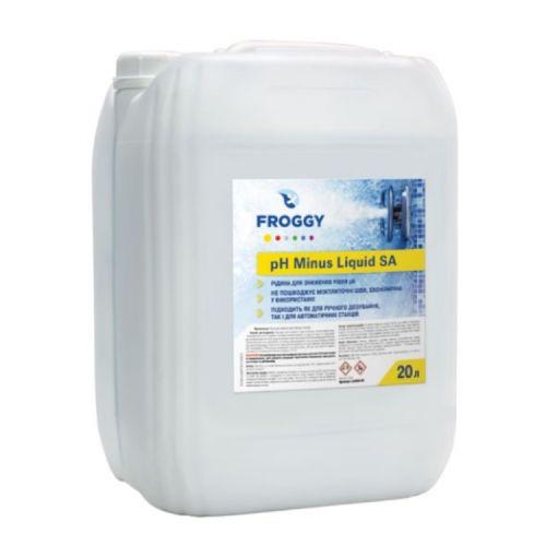

Средство для понижения воды бассейна pH minus жидкий Froggy - Liquid SA, 20 л