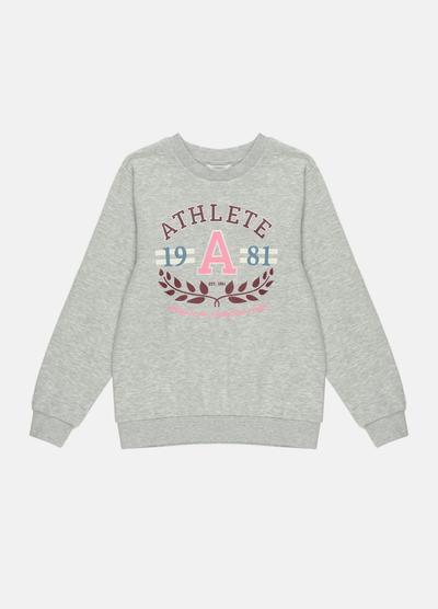 

Свитшот с принтом H&M 110/116 (120/60) Серый