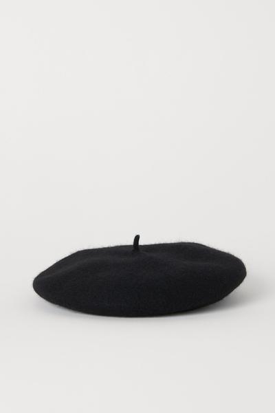 

Берет из шерстяного фетра H&M ONE SIZE (52-58) Черный