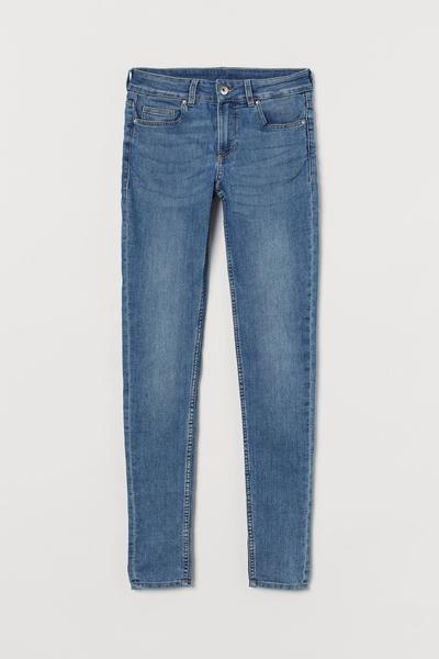 

Джинсы Super Skinny Regular H&M 38 (165/72А) Синий деним