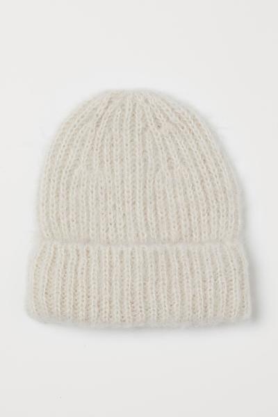 

Шапка из смесовой шерсти H&M ONE SIZE (52-58) Натуральный белый